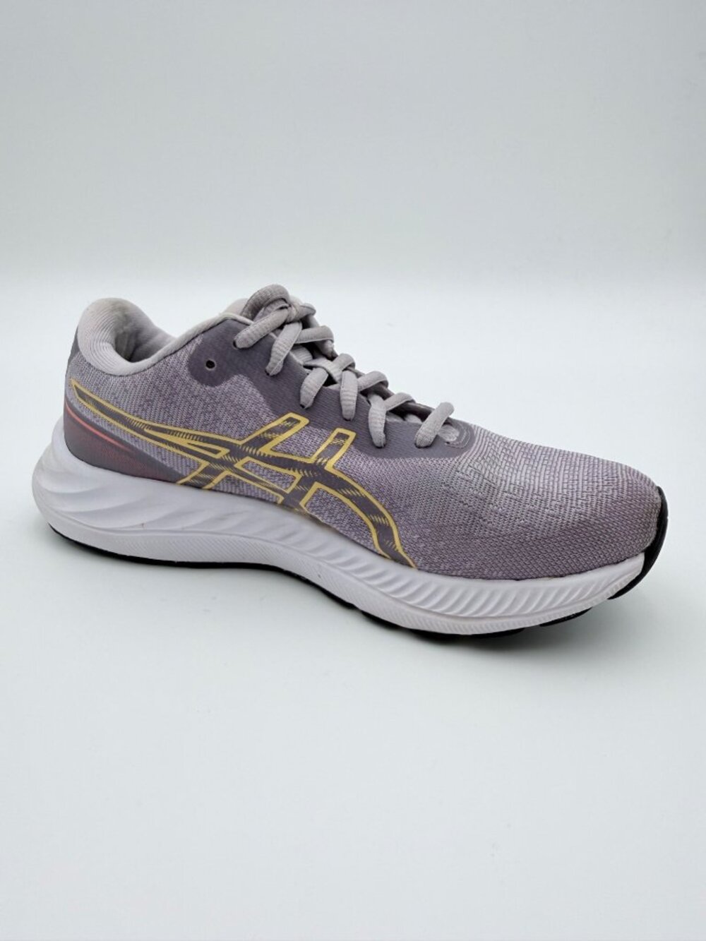 Asics Womens Running Shoes In Lavender & Gold With Lightweight Breathable Mesh U